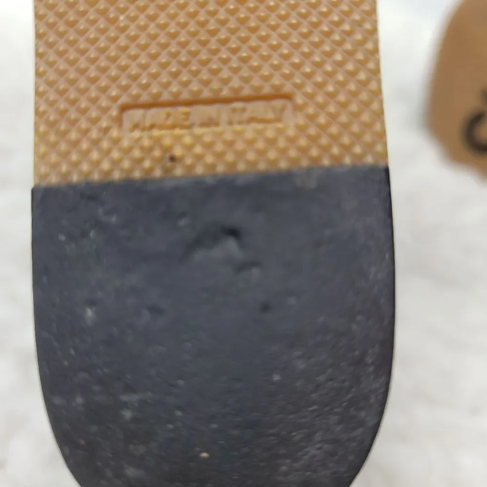 Chanel Camellia Women's Wedge Shoes Size 8 Blue Navy Sandals Mules Open Toe Shoe